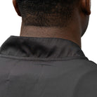 black dog grooming smock for men and women