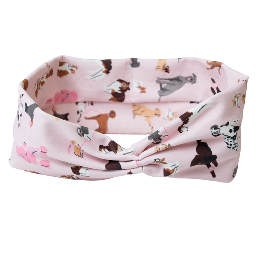 Headband Pink Pooch Club