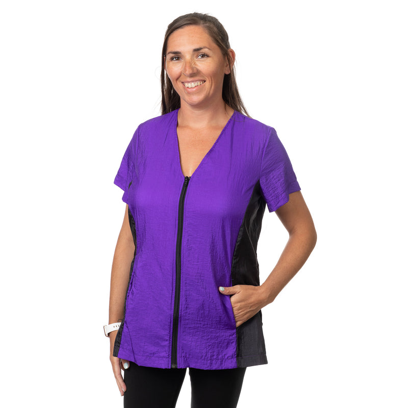 Jodi Murphy Madeleine Short Sleeve Purple in Jodi Murphy Purple