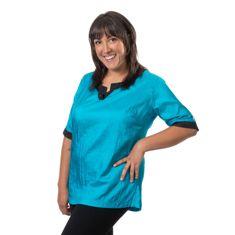 Jodi Murphy Missy Short Sleeve Turquoise in Jodi Murphy Turquoise