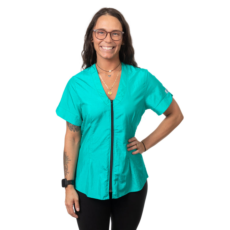 Jodi Murphy Quinn Groomer's Blouse Jade in Jade