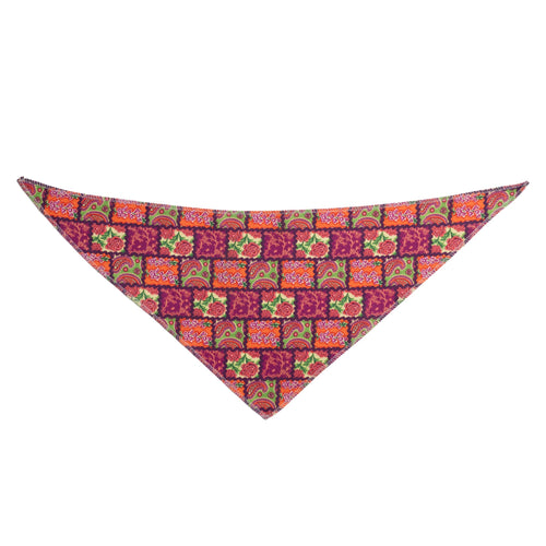 Patchwork Floral Bandanas - 12 pack