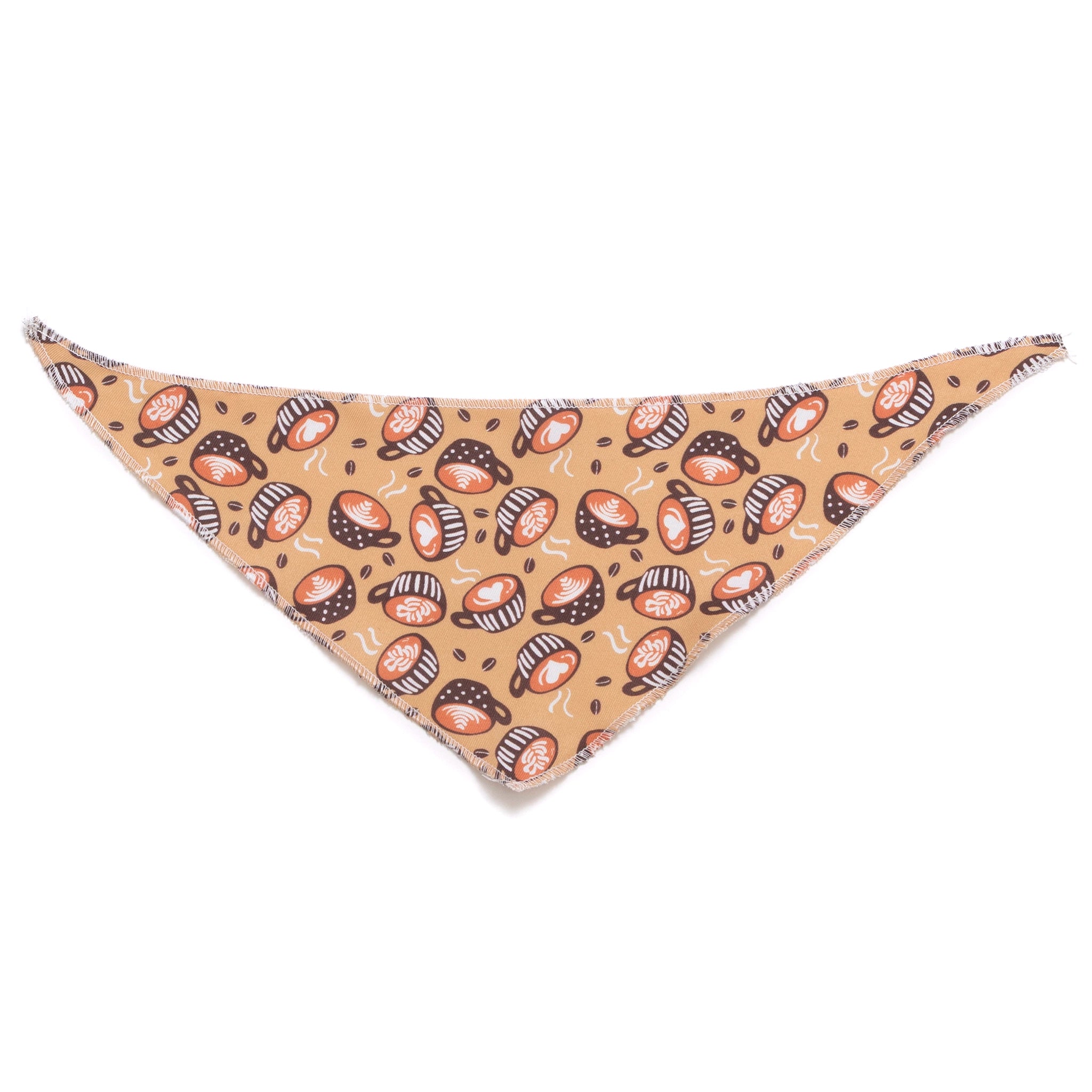 Dog bandana with pattern on a white background