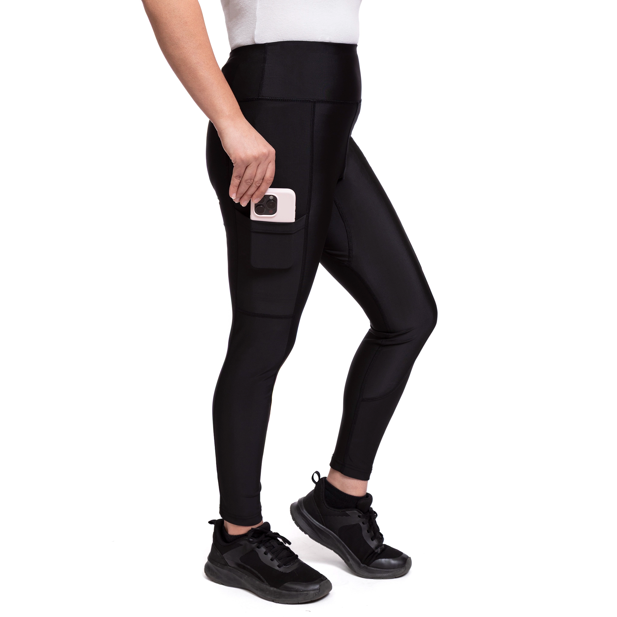 Hair-Resistant Black Leggings