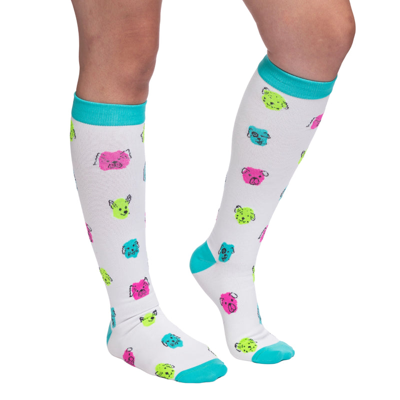 Dog Dot Compression Socks