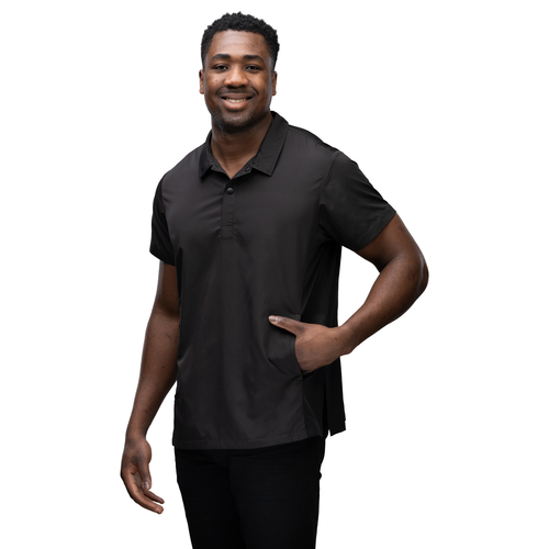Sammie Grooming Smock w/ Mesh Side - Black